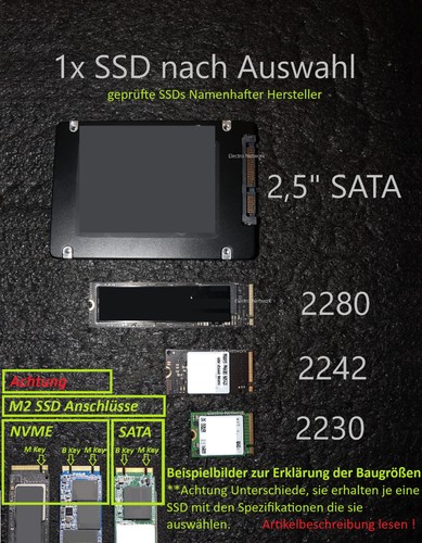 Verschiedene ssd festplatte - verschiedene,
