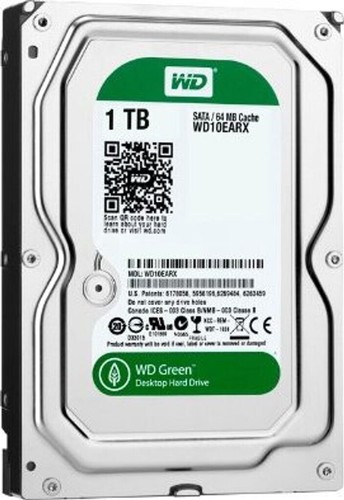 Green 1tb hdd - wd, sata