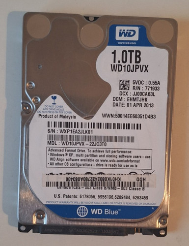 Blue wd10jpvx 1tb - wd10jpvx,