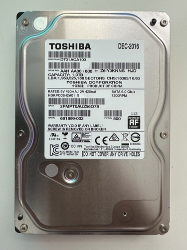 Toshiba dt01aca100 - (dt01aca100, /
