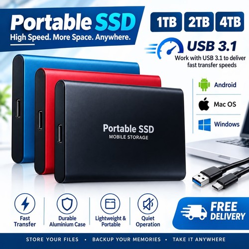 Externe ssd 1tb 2tb 4tb - externe,