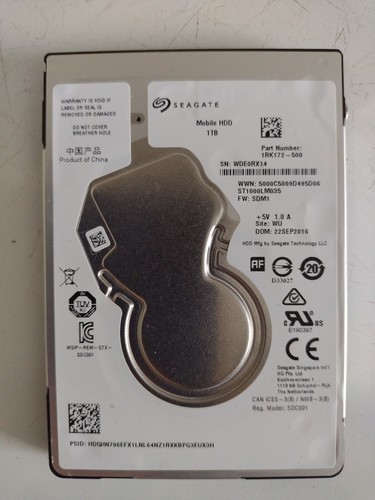 Seagate mobile 1tb - 1tb, 5