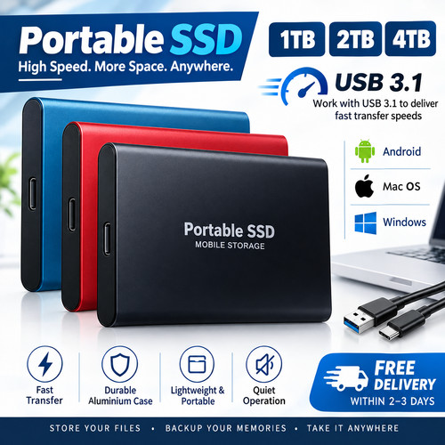 Externe ssd 1tb 2tb - externe, 4tb