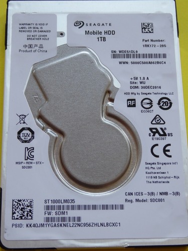 St1000lm035 seagate wde - st1000lm035, sn: