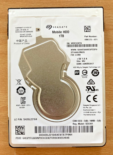 Seagate mobile hdd 1tb - hdd, 2.5"