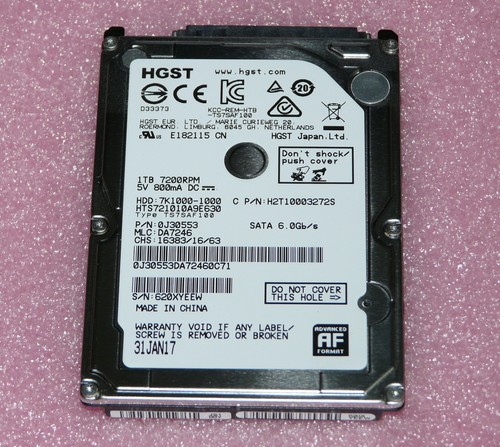 Hgst hts721010a9e630 - hgst,
