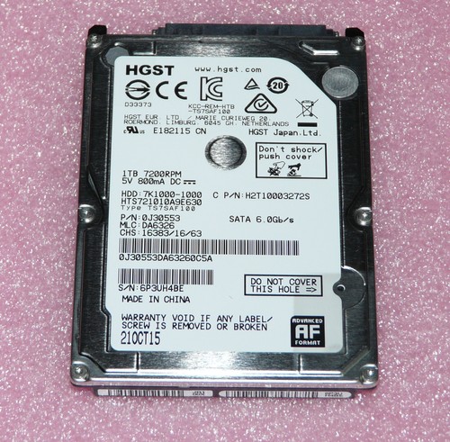 Hgst hts721010a9e630 - 1, tb